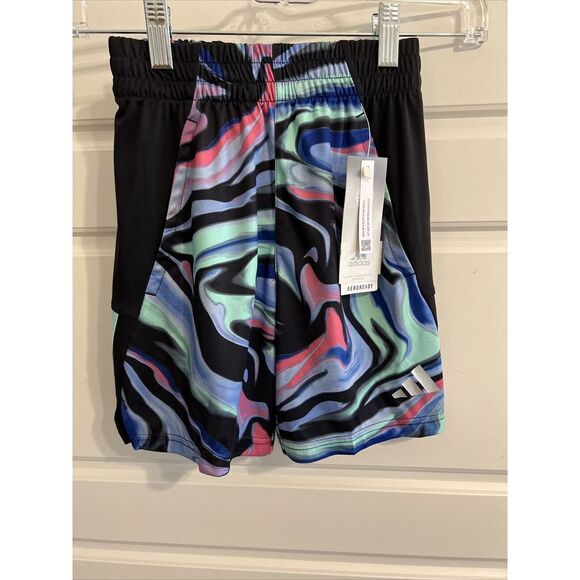 Boys adidas aeroready‎ elastic waistband hyper size XS (7) AH5685 - Picture 1 of 2